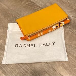 Rachel Pally Yellow Floral Print Fold Over Clutch NWOT